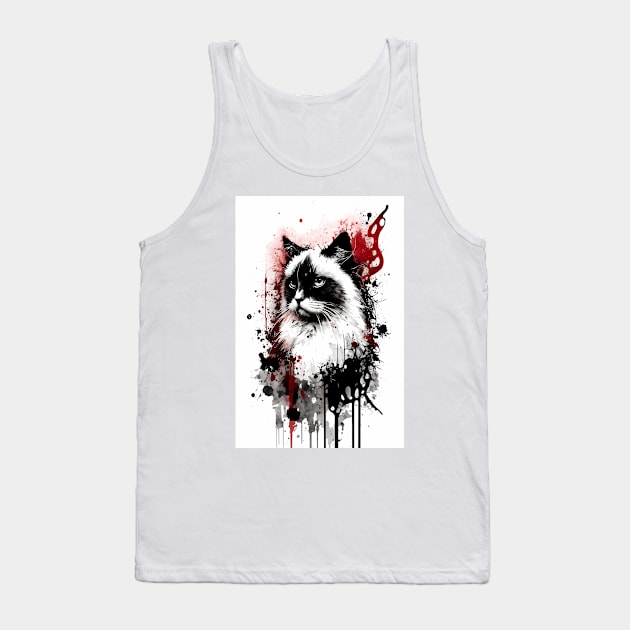 Ragdoll Cat Portrait Tank Top by TortillaChief